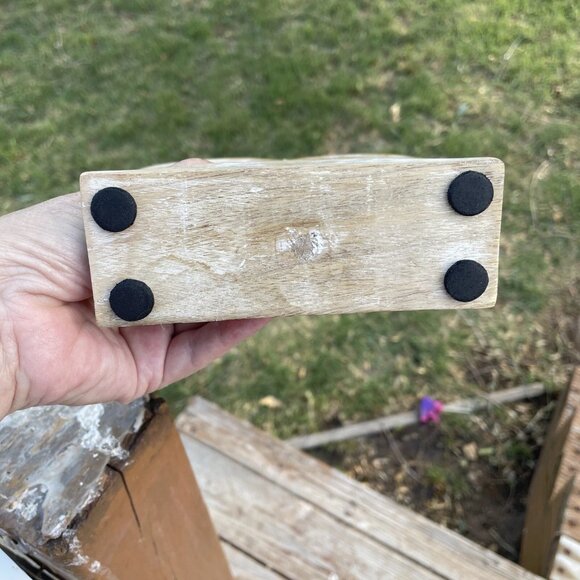 Hand Crafted Decoupage Heart Victorian Style - Picture 4 of 8